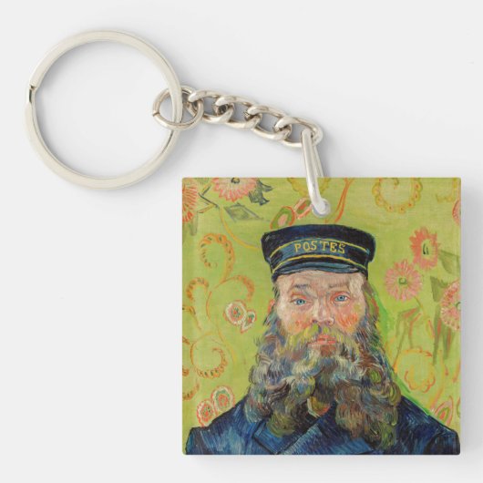 Vincent Van Gogh - Postbode Joseph Roulin Sleutelhanger (Voorkant)