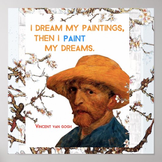 Vincent Van Gogh Poster (Voorkant)