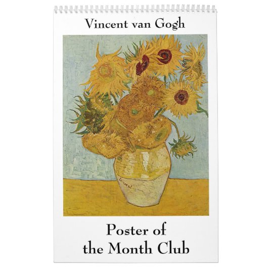 Vincent van Gogh Poster van de Month Club Kalender (Hoes)