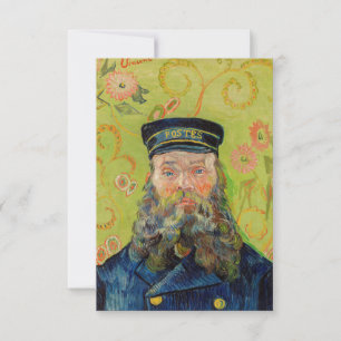 Vincent Van Gogh - Postman Joseph Roulin Bedankkaart