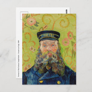 Vincent Van Gogh - Postman Joseph Roulin Briefkaart
