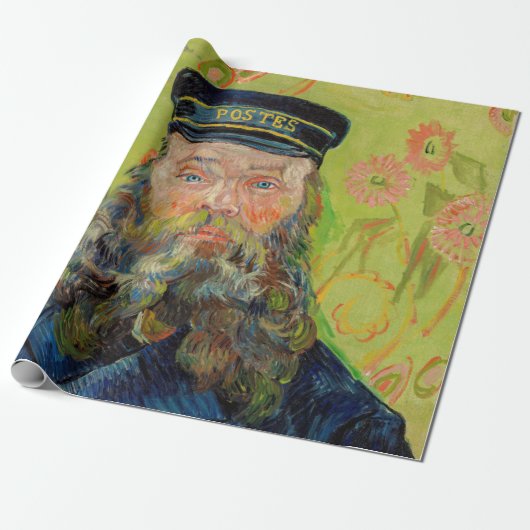 Vincent Van Gogh - Postman Joseph Roulin Cadeaupapier (Uitgerold)