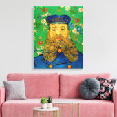 Vincent Van Gogh - Postman Joseph Roulin Canvas Afdruk (Insitu (Woonkamer))