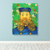 Vincent Van Gogh - Postman Joseph Roulin Canvas Afdruk (Insitu (Houten vloer))