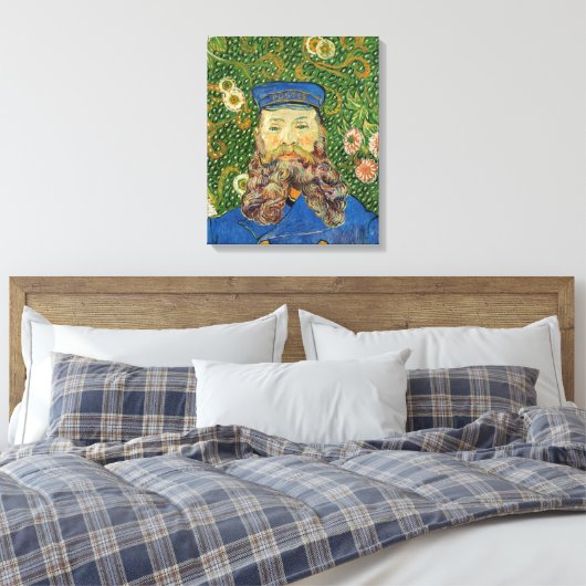 Vincent Van Gogh - Postman Joseph Roulin Canvas Afdruk (Insitu (Slaapkamer))