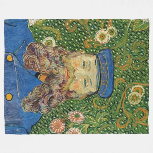 Vincent Van Gogh - Postman Joseph Roulin Fleece Deken (Voorkant (Horizontaal))