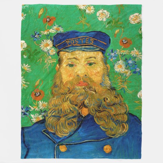 Vincent Van Gogh - Postman Joseph Roulin Fleece Deken (Voorkant)