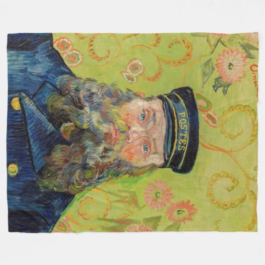 Vincent Van Gogh - Postman Joseph Roulin Fleece Deken (Voorkant (Horizontaal))