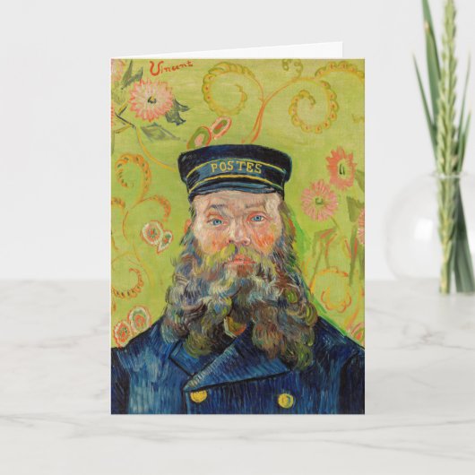 Vincent Van Gogh - Postman Joseph Roulin Kaart (Voorkant)