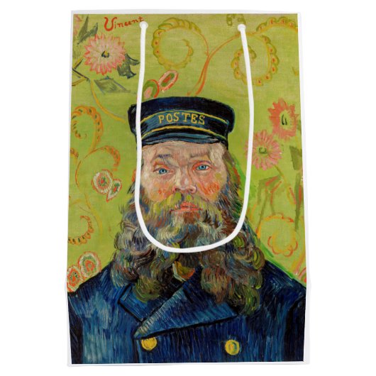 Vincent Van Gogh - Postman Joseph Roulin Medium Cadeauzakje (Achterkant)