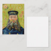 Vincent Van Gogh - Postman Joseph Roulin Notitiekaartje (Voorkant / Achterkant)