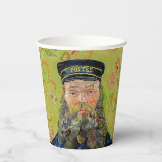 Vincent Van Gogh - Postman Joseph Roulin Papieren Bekers (Achterkant)