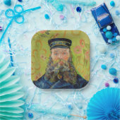 Vincent Van Gogh - Postman Joseph Roulin Papieren Bordje (Feest)