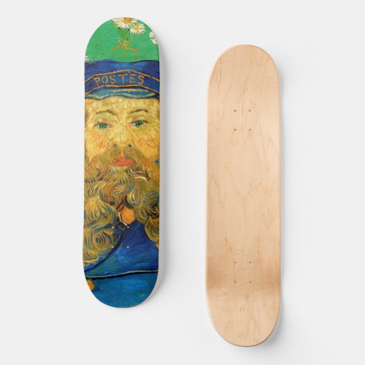 Vincent Van Gogh - Postman Joseph Roulin Persoonlijk Skateboard (Voorkant)