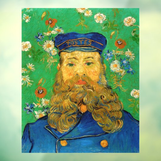 Vincent Van Gogh - Postman Joseph Roulin Raamsticker (Vel 3)