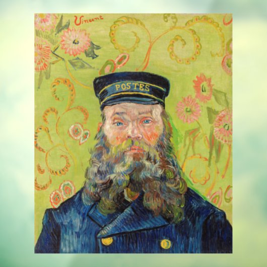 Vincent Van Gogh - Postman Joseph Roulin Raamsticker (Vel 3)