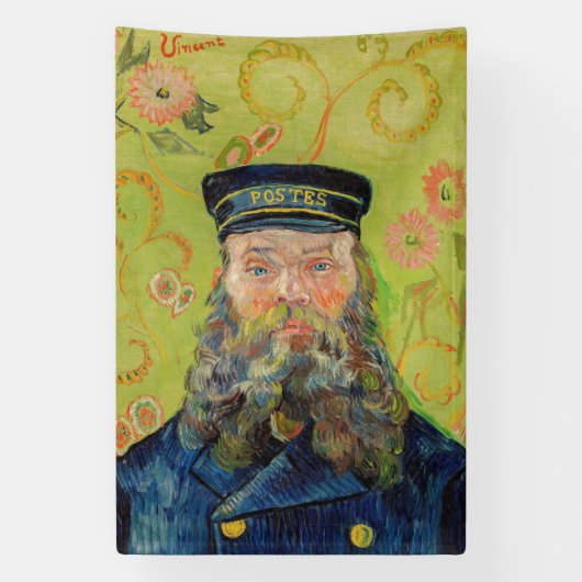 Vincent Van Gogh - Postman Joseph Roulin Spandoek (Verticaal)