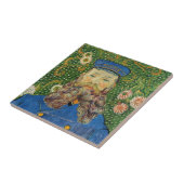 Vincent Van Gogh - Postman Joseph Roulin Tegeltje (Zijkant)