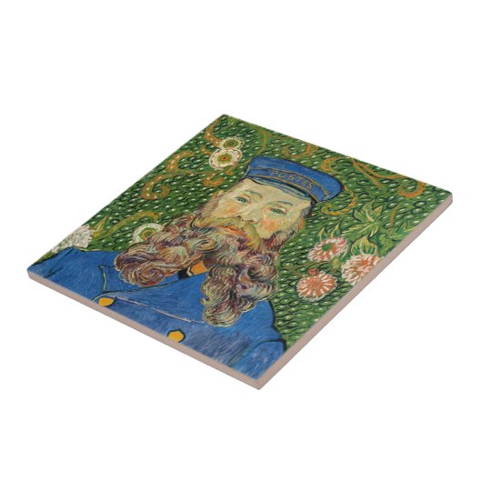 Vincent Van Gogh - Postman Joseph Roulin Tegeltje (Zijkant)