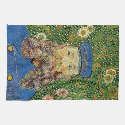 Vincent Van Gogh - Postman Joseph Roulin Theedoek (Horizontaal)