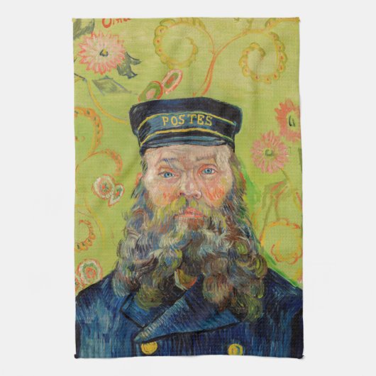 Vincent Van Gogh - Postman Joseph Roulin Theedoek (Verticaal)