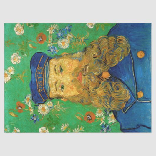 Vincent Van Gogh - Postman Joseph Roulin Tissuepapier (Voorkant)