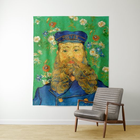 Vincent Van Gogh - Postman Joseph Roulin Wandkleed (In situ)