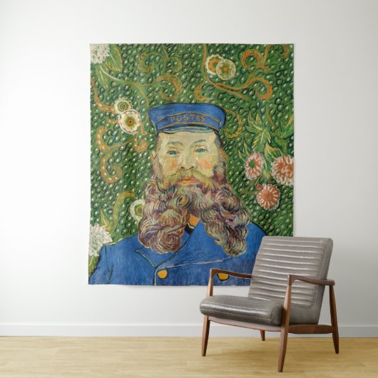 Vincent Van Gogh - Postman Joseph Roulin Wandkleed (In situ)
