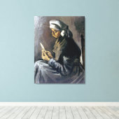 Vincent van Gogh Potato Peeler Canvas Afdruk (Insitu (Houten vloer))