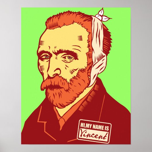 Vincent Van Gogh Print (Voorkant)