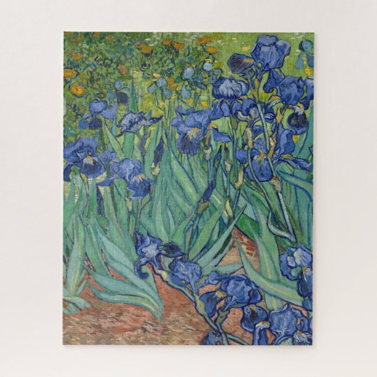 Vincent Van Gogh Purple Irises Masterpiece art Legpuzzel (Verticaal)