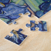 Vincent Van Gogh Purple Irises Masterpiece art Legpuzzel (Zijkant)