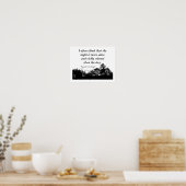 Vincent Van Gogh - Quote poster (Keuken)