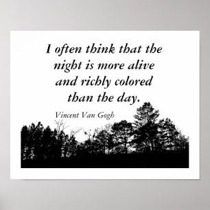 Vincent Van Gogh - Quote poster