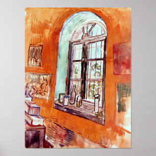 Vincent Van Gogh - Raam van Vincents studio Poster