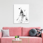 Vincent van Gogh | Reaper Canvas Afdruk (Insitu (Woonkamer))