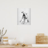 Vincent van Gogh | Reaper Poster (Keuken)