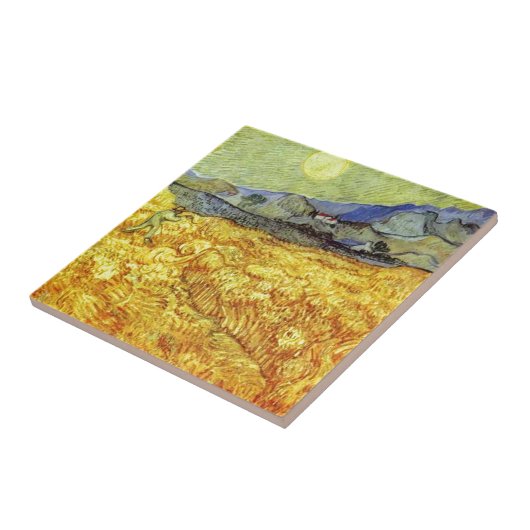 Vincent Van Gogh Reaper Tegeltje (Zijkant)