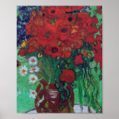 Vincent Van Gogh - Red Poppies en Daisies Poster (Voorkant)