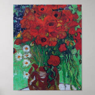 Vincent Van Gogh - Red Poppies en Daisies Poster