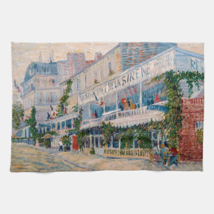 Vincent van Gogh - Restaurant de la Sirene Theedoek