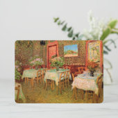 Vincent van Gogh Restaurant Soft Open Kaart (Staand voorkant)