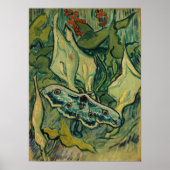 Vincent van Gogh - Reuzen-Nachtpauw Poster (Voorkant)