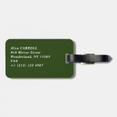 Vincent van Gogh - Reuzenpauw Bagagelabel (Achterkant horizontaal)