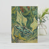 Vincent van Gogh - Reuzenpauw Bedankkaart (Staand voorkant)