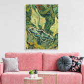 Vincent van Gogh - Reuzenpauw Canvas Afdruk (Insitu (Woonkamer))