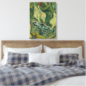 Vincent van Gogh - Reuzenpauw Canvas Afdruk (Insitu (Slaapkamer))