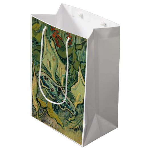 Vincent van Gogh - Reuzenpauw Medium Cadeauzakje (Voorkant Gekanteld)