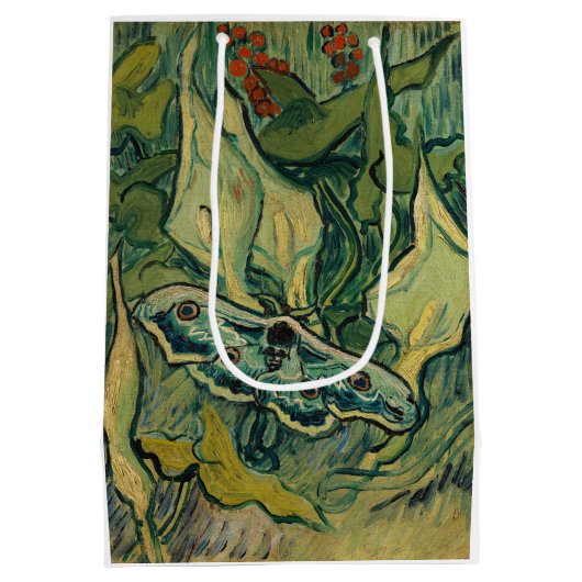Vincent van Gogh - Reuzenpauw Medium Cadeauzakje (Achterkant)