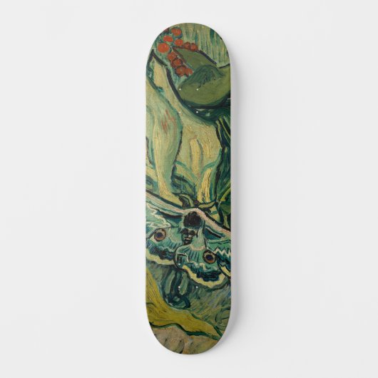Vincent van Gogh - Reuzenpauw Persoonlijk Skateboard (Voorkant)